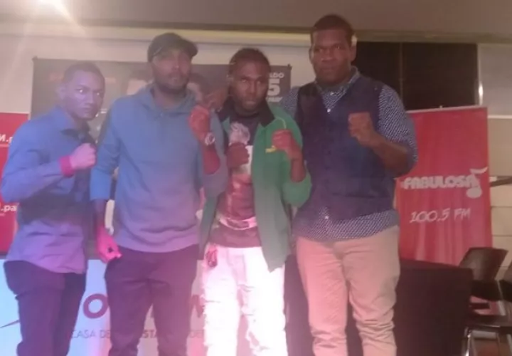 Carlos Ortega, Anselmo Moreno, Nicholas Walters y  'Prototipo' Delgado estarán en KO al Cáncer. Foto: Jaime Chavez