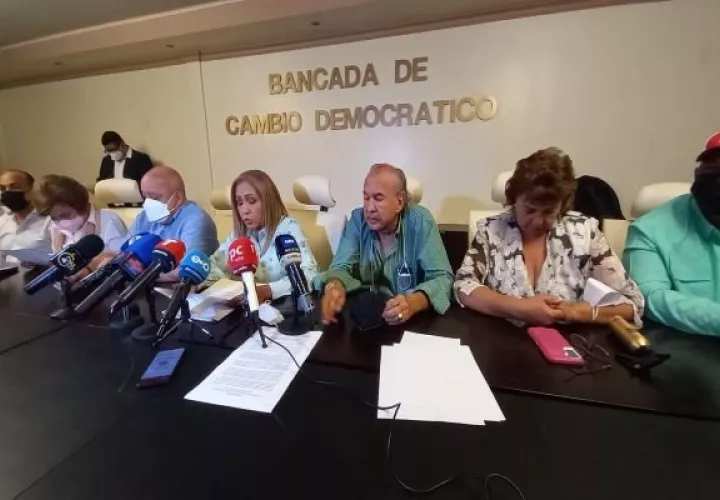 Diputados de Cambio Democrático en reiteradas ocasiones han indicado que enfrentan un proceso injusto. Archivo.