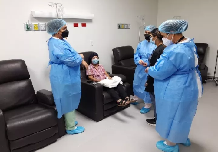 En el 2020 se diagnosticaron 764 pacientes en el Instituto Oncológico Nacional, de la región de Azuero. Foto. Thays Domínguez