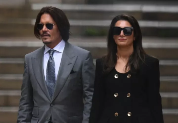 Johnny Depp y Joelle Rich. Foto: Internet