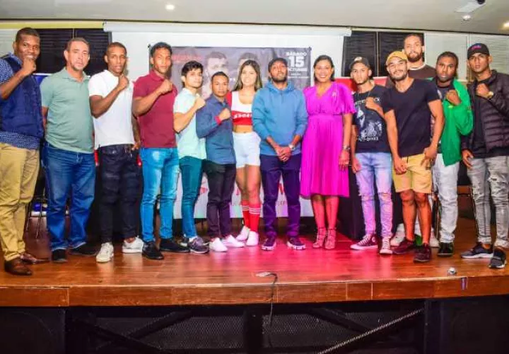 Pugilistas que tendrán acción en KO al Cáncer. Foto: Cortesía