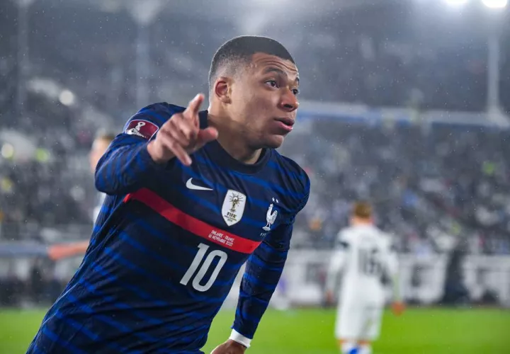 Kylian Mbappé, jugador de Francia. Foto.EFE