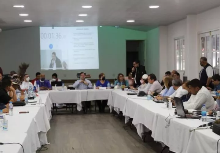 La Mesa Única del Diálogo se realiza en Penonomé. Archivo.