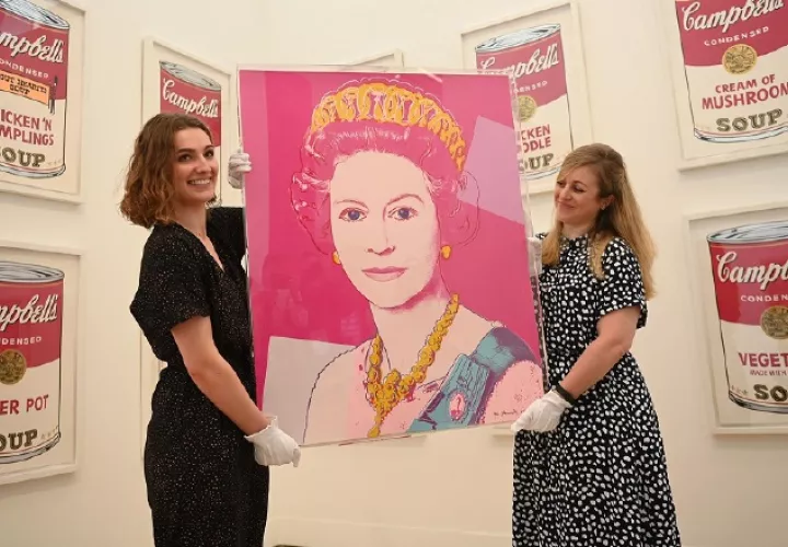 Obra 'Queen Elizabeth II of the United Kingdom'. Foto: EFE
