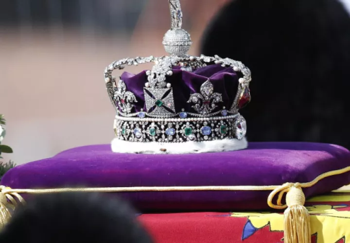 Carlos III y sus hermanos, Ana, Andrés y Eduardo, celebraron este viernes la "vigilia de los príncipes". Foto: EFE