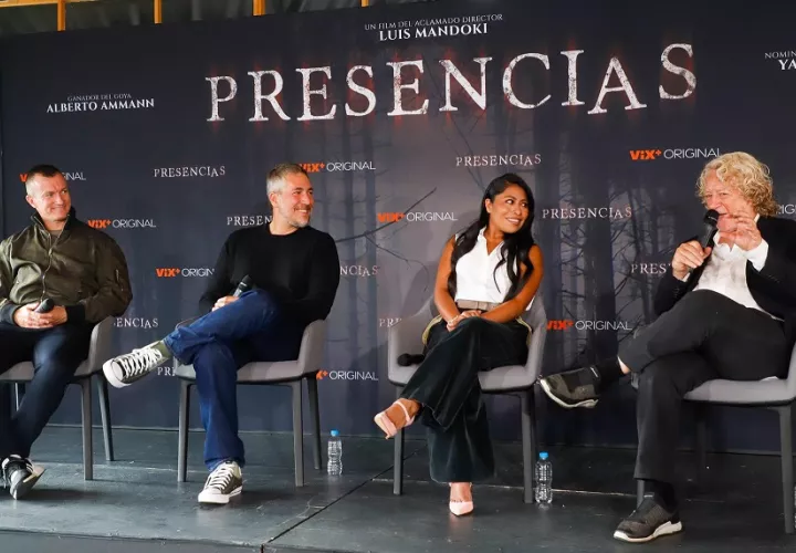 Yalitza Aparicio durante la presentación de la cinta. Foto: EFE