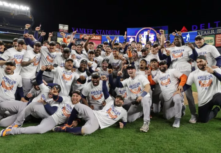 Equipo de los Astros. Foto:EFE
