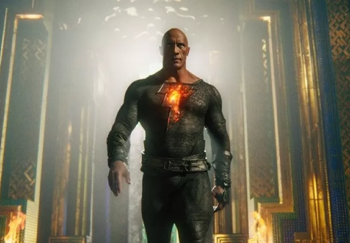 Dwayne Johnson como Black Adam. Foto: Cortesía
