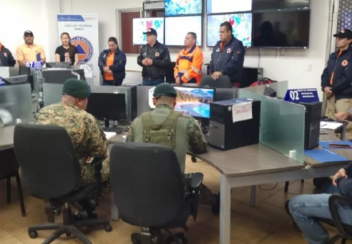 En la provincia de Chiriquí las autoridades se mantienen alerta ante la tormenta tropical Julia. Foto. Mayra Madrid.