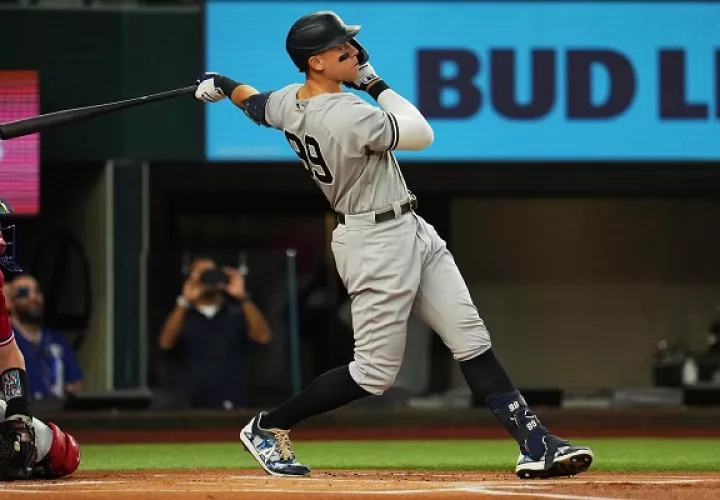  Aaron Judge pegó su cuadrangular 62 en la temporada. Foto: @TheJudge44