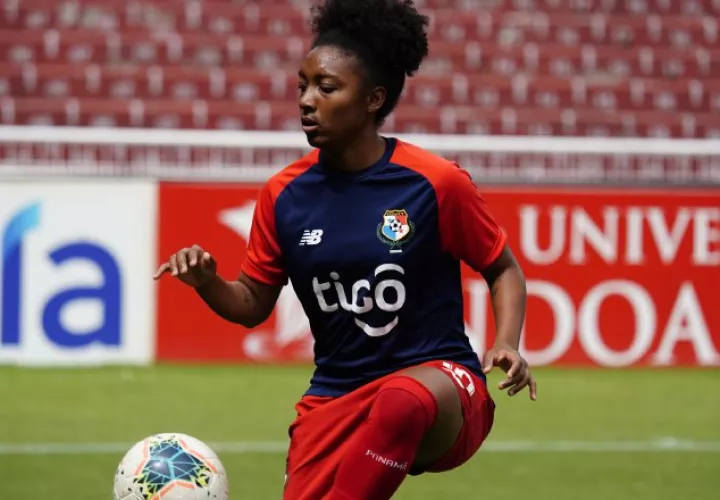 Marta Cox, anotó el gol de Panamá ante Ecuador. Foto: Fepafut