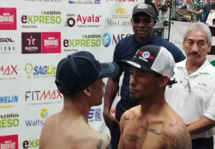 Hernán 'Tyson' Márquez y 'Nica' Concepción (der.). Foto: Cortesía