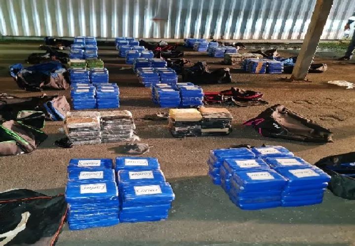 Las autoridades iniciaron las investigaciones para determinar si el contenedor fue contaminado en Panamá. Foto. Cortesía PGN
