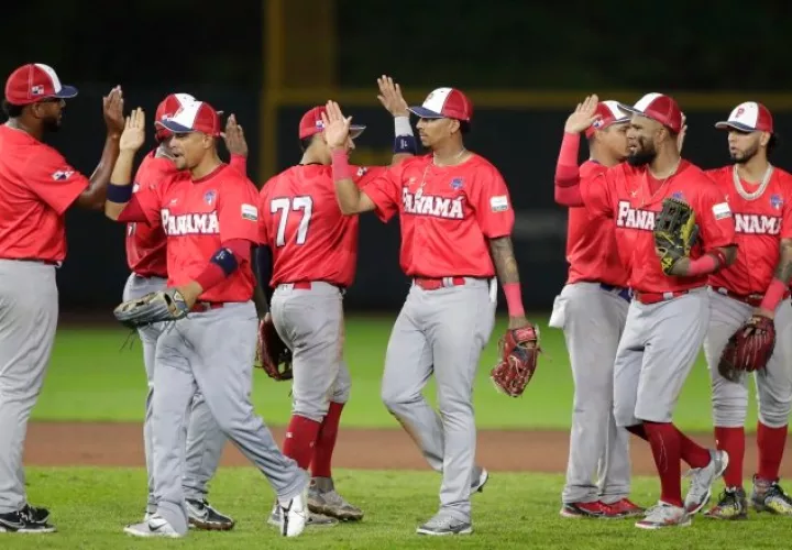 Panamá  ganó su boleto al Clásico Mundial de Béisbol de manera invicta. Foto:EFE