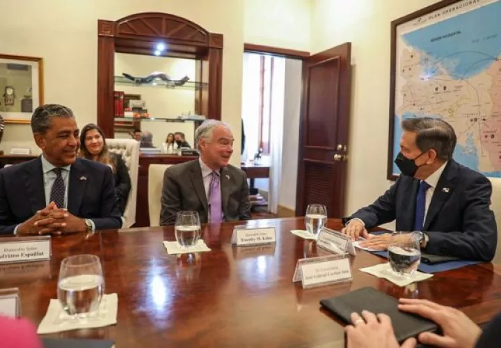 También conversaron sobre los avances de Panamá para salir de la lista discriminatoria del GAFI. Foto: Cortesía