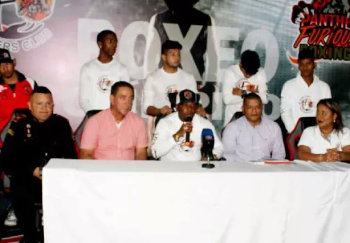 Miembros de la Fundación Panthers Boxing Gym. Foto: Víctor Arosemena