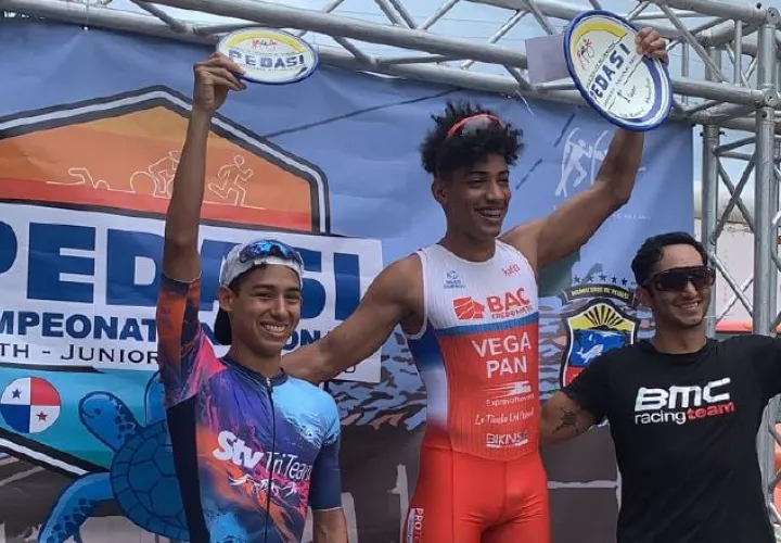 Peter Vega se lleva la triatlón de Pedasía. Foto: Cortesía