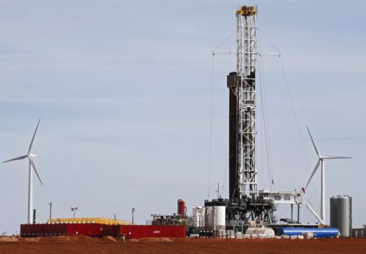 Campo petrolífero cerca a Midland, Texas (EE.UU.)