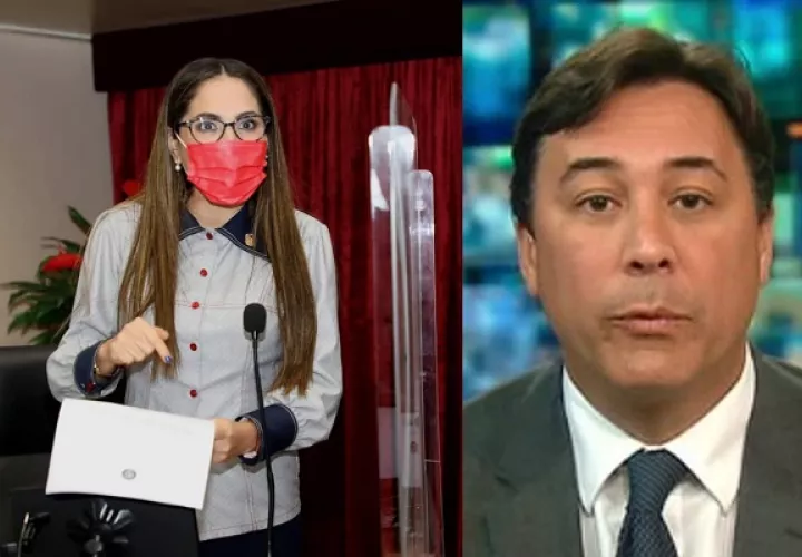 Zulay Rodríguez y Melitón Arrocha lideran la recolección de firmas. Fotos: Cortesía