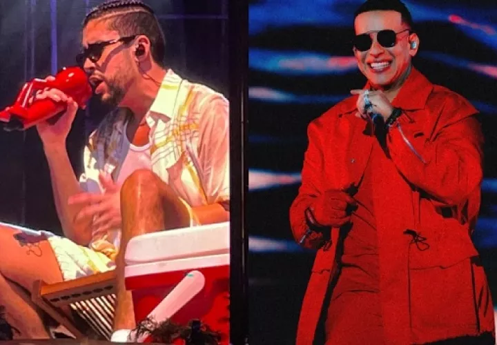 Bad Bunny  y Daddy Yankee. Fotos: Cortesía