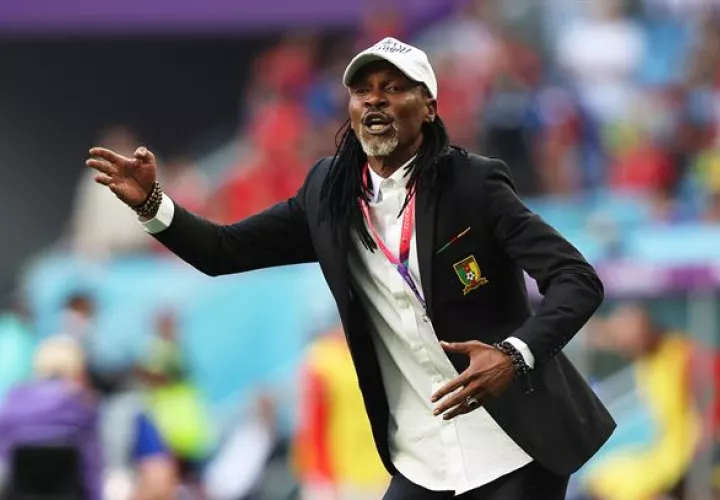 Rigobert Song, seleccionador de Camerún. EFE