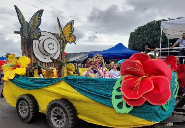 Las actividades folclóricas también fueron resaltadas en Chiriquí. Foto. José Vásquez