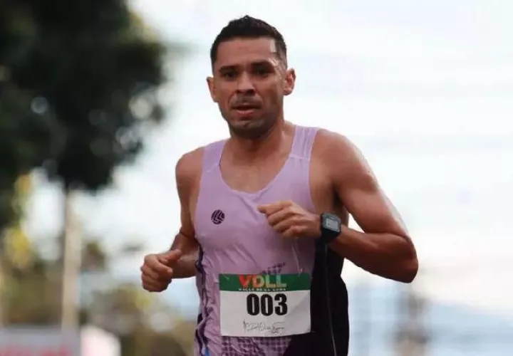  Christofer Jurado, corredor panameño. Foto: Cortesía