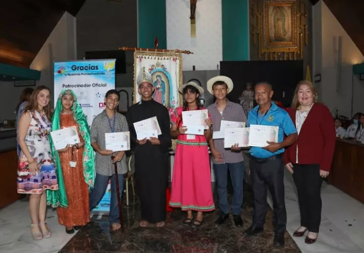 Primer lugar en dramatización Colegio Monseñor Francisco Beckman - Panamá Norte. Foto: Cortesía