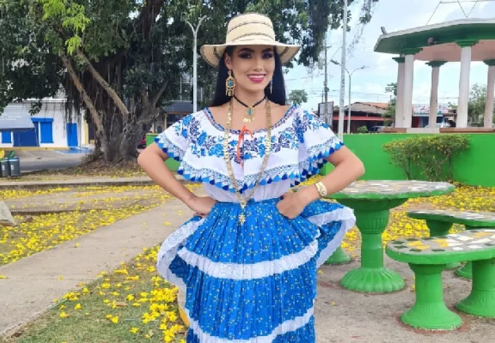 La alcaldía de La Chorrera designó a Anubis Gabriela Osorio, como “Embajadora Cultural”. Foto. Eric Montenegro