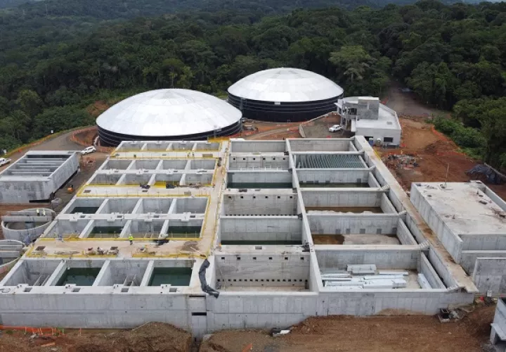 La planta presenta un avance superior al 60%. Foto: Cortesía Idaan