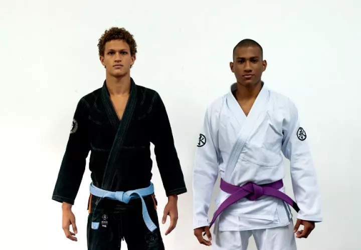 Diego Goldner de Legacy Jiujitsu y Dylan Hormechea de Serpente Panama. Foto:Cortesía