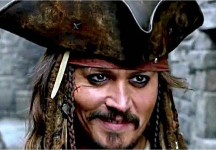 Jack Sparrow uno de los personajes ficticios por los cuales se recuerda a Johnny Depp. Foto: Disney