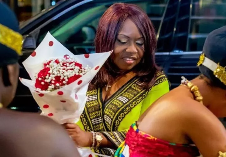 Kayra Harding a su llegada a Ghana. Foto: KH