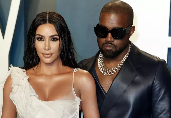 Kim Kardashian y Kanye West. Foto: EFE