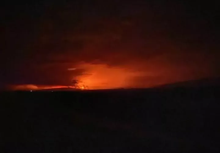 El volcán de Mauna Loa se encuentra a pocos kilómetros del de Kilauea. Foto: EFE
