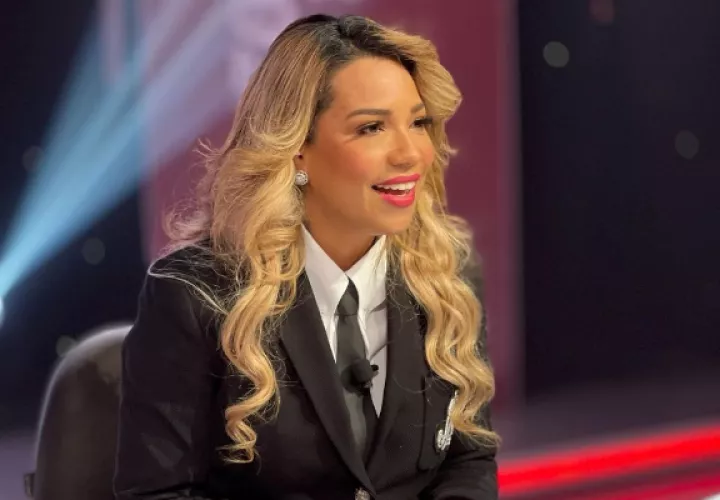 Nicolle Ferguson en su debut como comentarista. Foto: Instagram / @nicollefergusonb 