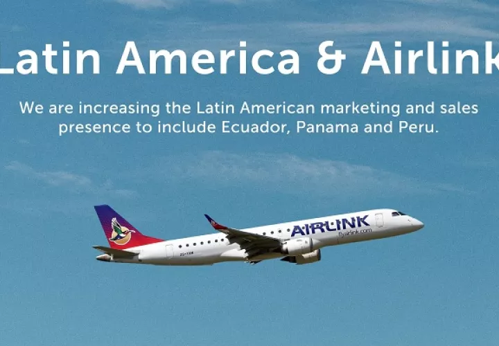 Airlink intenta expandir su huella comercial. Foto: Airlink