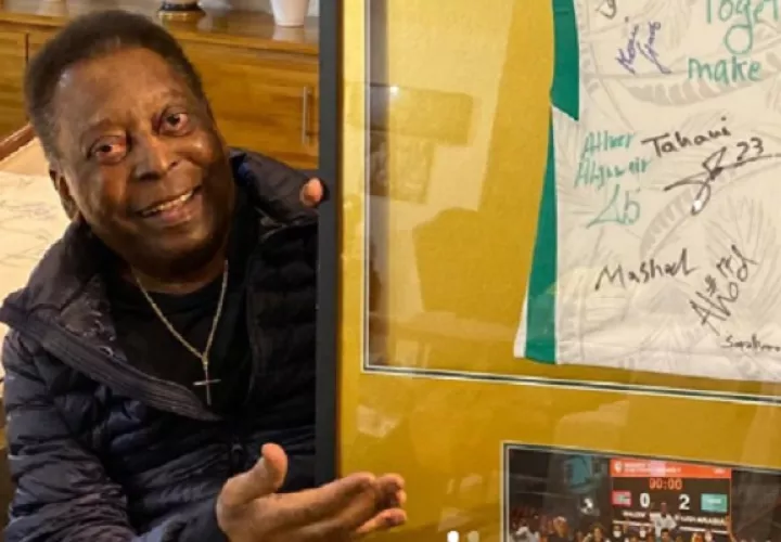 Pelé tiene 82 años y batalla contra el cáncer. Foto: Instagram