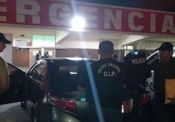 La Policía Nacional realizaba una diligencia de allanamiento cuando se dio la balacera. Foto: Cortesía
