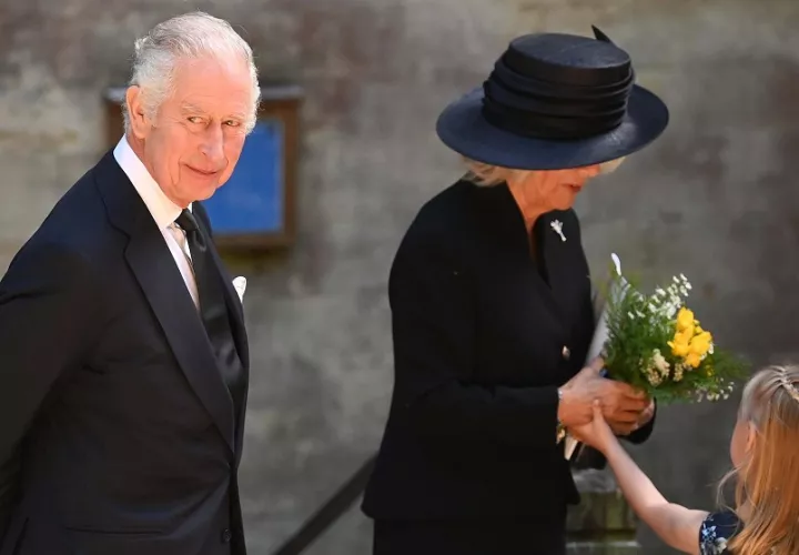 Carlos III y Camilla. Foto: EFE /Archivo