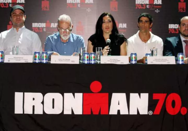 Rina Aguirre dio detalles del Ironman 70.3 Panamá. Foto: Cortesía 