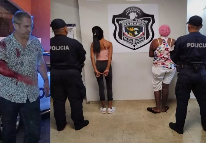 La policía capturó a las dos mujeres. Foto: Cortesía