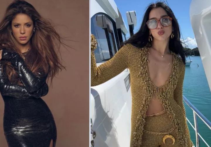 Shakira y Dua Lipa. Foto: Instagram