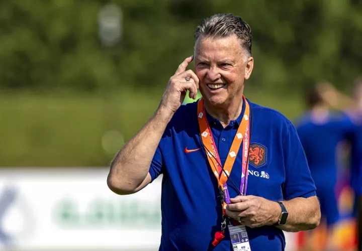 Louis van Gaal, técnico de Países Bajos. 