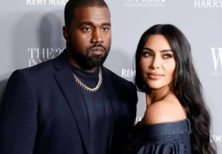 'Ye' y Kim Kardashian. Foto: Archivo
