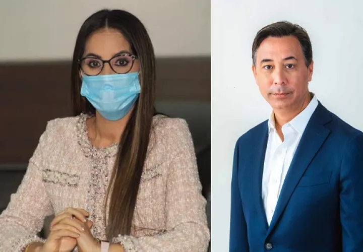 Zulay Rodríguez y Melitón Arrocha lideran la recolección de firmas. Foto. Cortesía