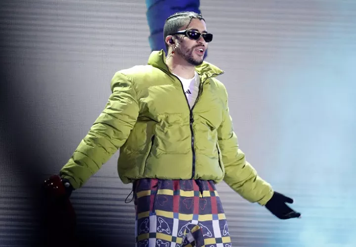 Bad Bunny ha sido el líder indiscutible de la música latina en 2022. Foto. EFE/Carlos Ortega