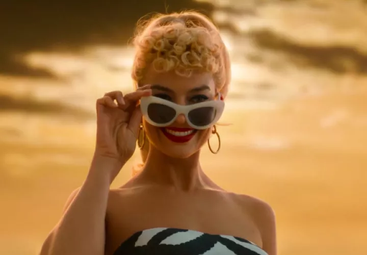 Margot Robbie como 'Barbie'. Foto: Tomada del teaser tráiler