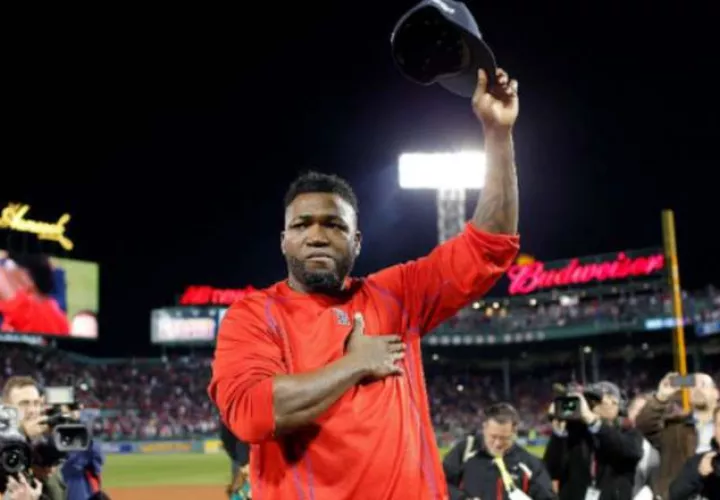 David 'Big Papi' Ortiz fue campeón con  Medias Rojas de Boston. Foto:EFE