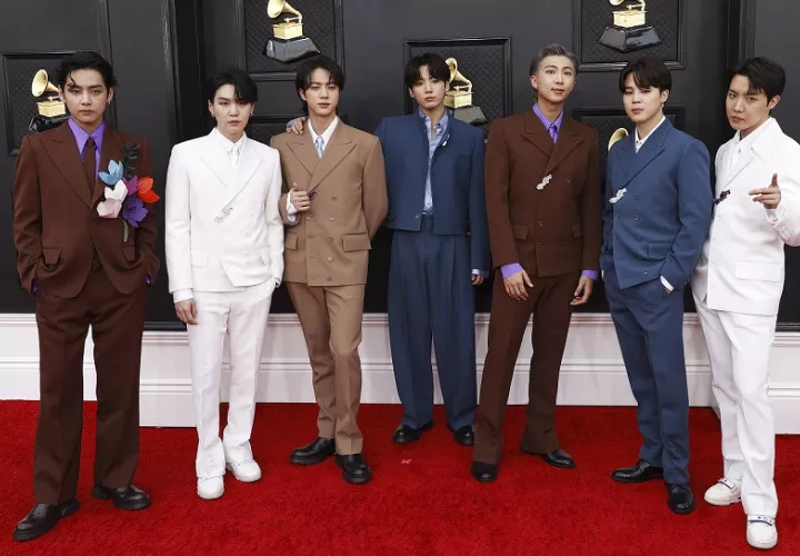 El K-Pop también está en auge con BTS en el Top 5 de artistas más escuchados del mundo. EFE